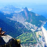 Vistas de Rio de Janeiro desde Pedra da Gavia