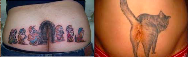 Tatuajes embarazosos